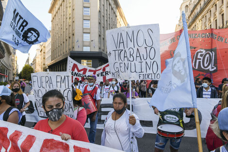 La Izquierda marchó a Plaza de Mayo contra el acuerdo con el FMI