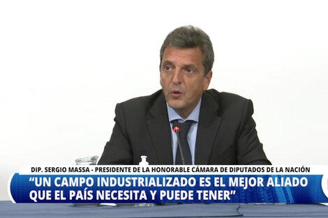 Massa: "Un agro industrializado es el mejor aliado que Argentina puede tener para los próximos años"