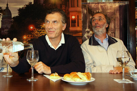 El expresidente Mauricio Macri junto al diputado nacional del PRO, Pablo Tonelli.