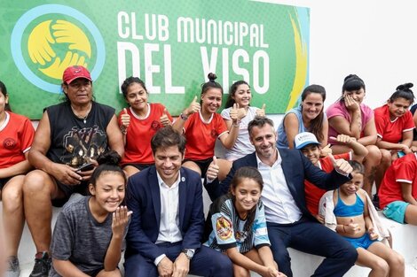 Achával y Kicillof inauguraron el Club Municipal Del Viso