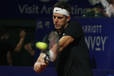 Juan Martín Del Potro, en su última aparición en el ATP de Buenos Aires.