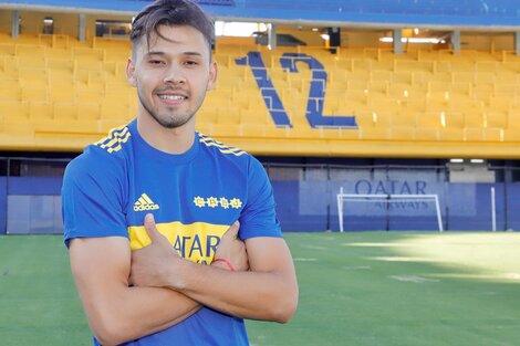 Oscar Romero: "Estoy muy contento de llegar a un club tan grande como Boca"