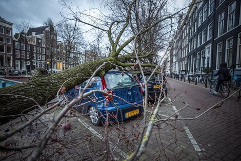 La tormenta Eunice deja 13 muertos, daños materiales y cortes de luz en Europa