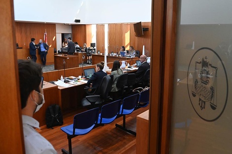 La audiencia se realiza en el Centro de Justicia Penal.