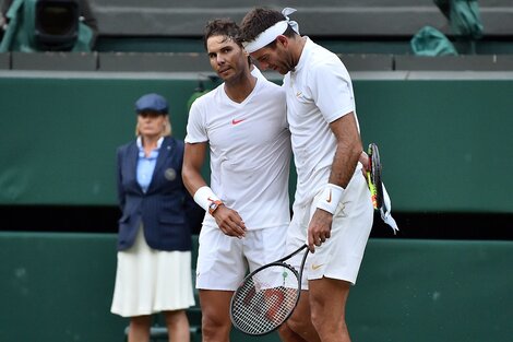 Nadal lamentó que la lesión de Del Potro lo haya alejado del circuito