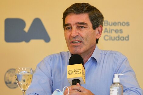 Fernán Quirós. ministro de salud porteño.