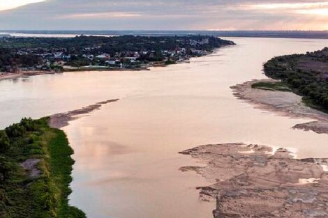 El río Paraná subió, pero preven que la bajante histórica continuará