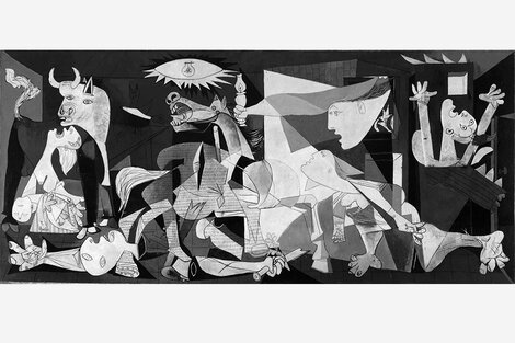 El Guernica, de Pablo Picasso, un ícono de la destrucción bélica. 