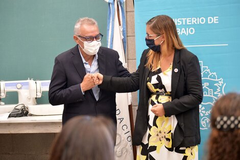 Julio Zamora y Mara Ruiz Malec dieron inicio al ciclo lectivo de los cursos de formación laboral de la Provincia de Buenos Aires