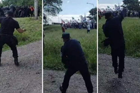 La policía jujeña reprimió a manifestantes que pedían recursos para comedores