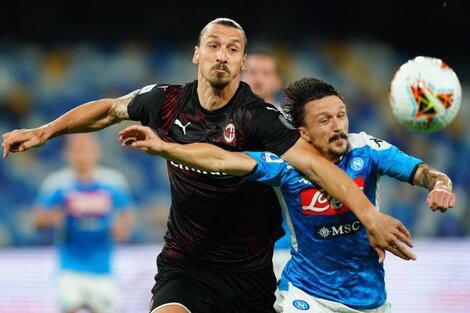 Serie A de Italia: Milan venció a Napoli y quedó solo en la punta