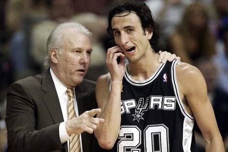 La historia de Gregg Popovich: el exDT de Manu Ginóbili, récord absoluto en la NBA