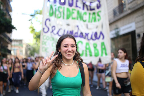 El 8M las pibas dicen: "Hoy no tengo miedo, hoy no estamos solas"