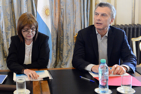 Patricia Bullrich y Mauricio Macri, los halcones del PRO.