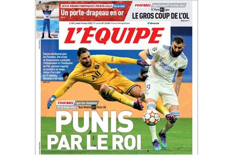 La increíble eliminación del PSG, según la prensa europea