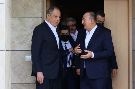 Lavrov y Kuleba. 