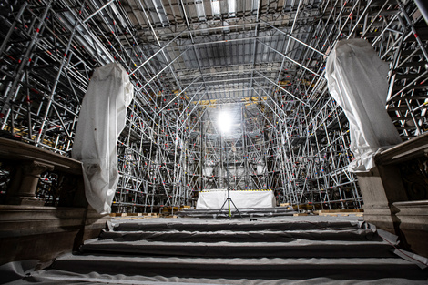 Descubren piezas arqueológicas durante la restauración de la catedral de Notre Dame