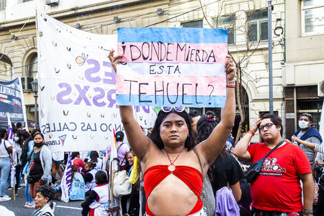 Movilizaciones a un año de la desaparición del joven trans Tehuel de La Torre