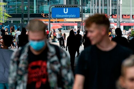 Alemania tuvo este miércoles un récord de casos de covid-19. (Fuente: AFP)