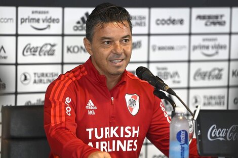 Marcelo Gallardo quedó muy conforme con lo hecho ante el Lobo y busca repetir (Fuente: Prensa River)