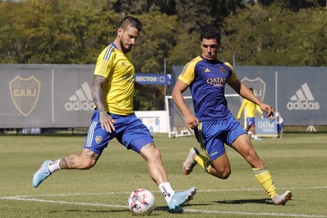 "Pipa" Benedetto practicó con el plantel y será titular en el Superclásico