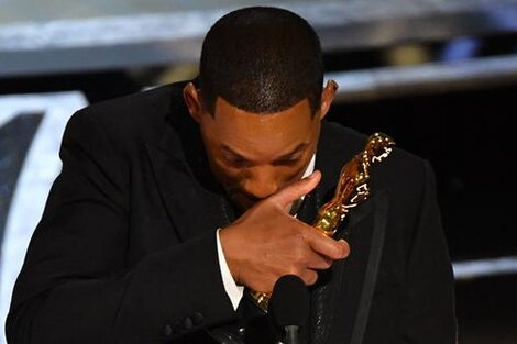  Will Smith al recibir su Oscar