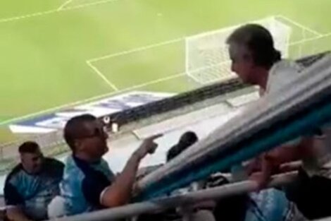 Fue expulsado de la cancha este domingo por hinchas de Racing durante el partido contra Gimnasia y Tiro de Salta por la Copa Argentina.