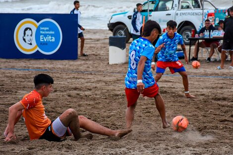 Fútbol Plata en los Juegos Nacionales Evita. (Fuente: @DeportesAR)