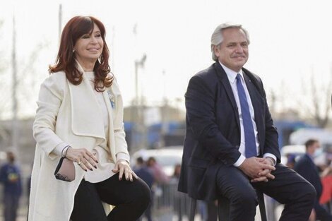 Cristina Kirchner y Alberto Fernández.