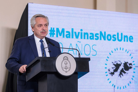 Alberto Fernández: "Las Malvinas no son inglesas"