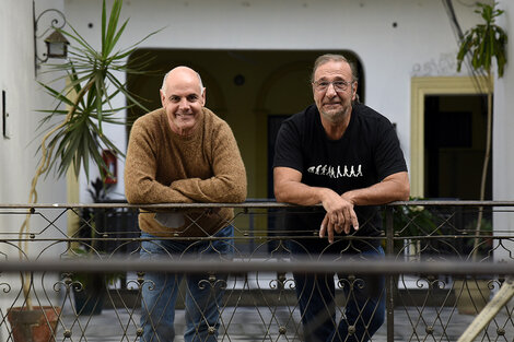 Willy Torres, de Dánae, y Mariano Palmerio, de Pasternak. (Fuente: Andres Macera)