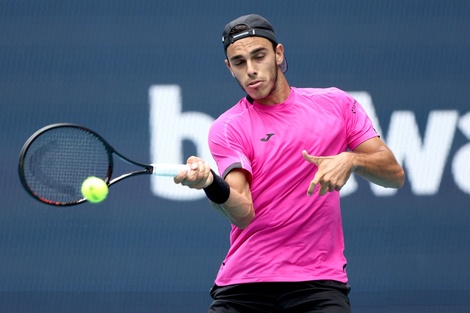 Cerúndolo quedará al borde del top 50 con su actuación en Miami (Fuente: AFP)