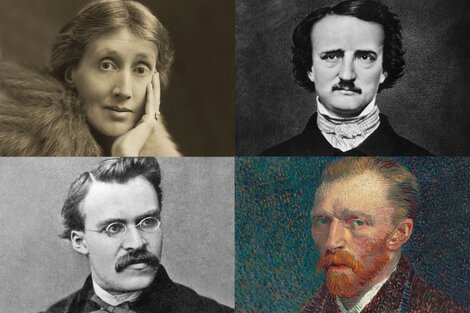 Virgina Woolf, Edgar Allan Poe, Friedrich Nietzsche y Vincent Van Gogh sufrieron de bipolaridad.