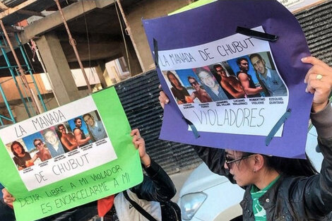 El repudio al fallo se vio inmediatamente en las calles. (Fuente: Gentileza El Patagónico)