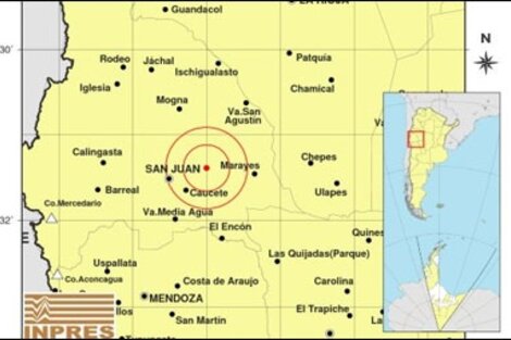 Fuerte sismo de 5.2 en San Juan