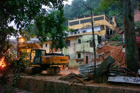 Según el Ayuntamiento de Angra dos Reis, esta fue la "peor lluvia de la historia", con precipitaciones de casi 700 milímetros en el continente y más de 800 en Ilha Grande.  (Fuente: AFP)