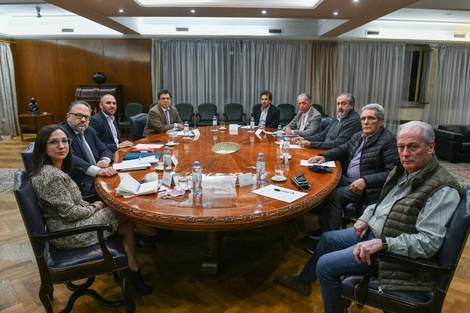 La última reunión tripartita, el martes, en el Ministerio de Economía. 