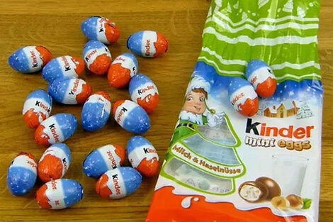 Ferrero retira lotes de "Kinder Mini Eggs" del mercado argentino por casos de salmonela en Europa.