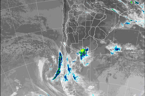 Alertas amarillo por tormentas para el centro del país y nivel naranja por lluvias para el sur  