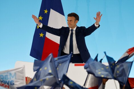 Elecciones en Francia: qué dijo Emmanuel Macron tras los resultados que lo ubican en el balotaje