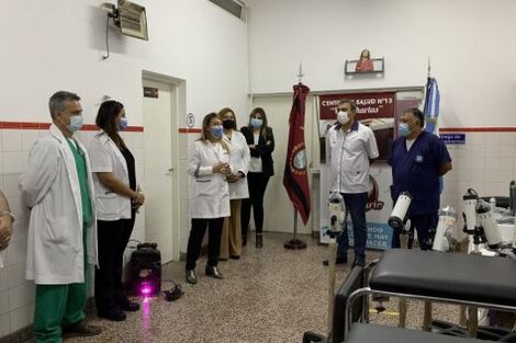 Entrega de equipamientos para centros de Salud