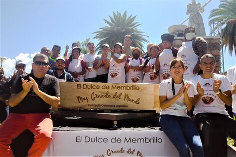 Cortarán el dulce de membrillo más grande del mundo