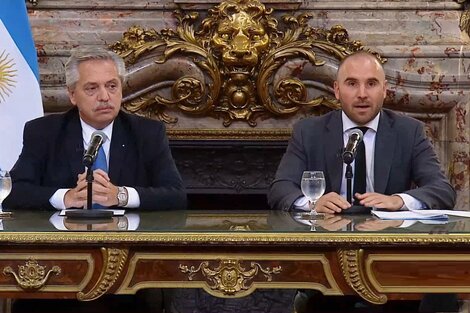 Guzmán y Alberto Fernández, en Olivos