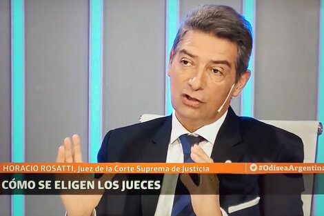 “El legislador es el que tiene que establecer las reglas generales", aseguraba Rosatti en 2018.