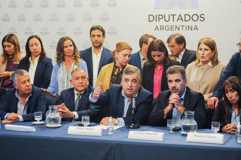 Luis Juez, Mario Negri, Cristian Ritondo y Roxana Reyes apurados por sumar en la Magistratura.