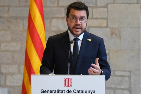 Pere Aragonès, presidente catalán. 