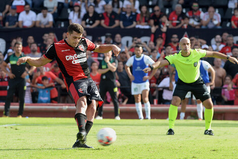 Tras el gol de García, Newell's logró ser más que un contrariado Banfield.  (Fuente: Sebastián Granata)