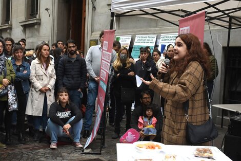 Ofelia Fernández presentó el proyecto en un acto.