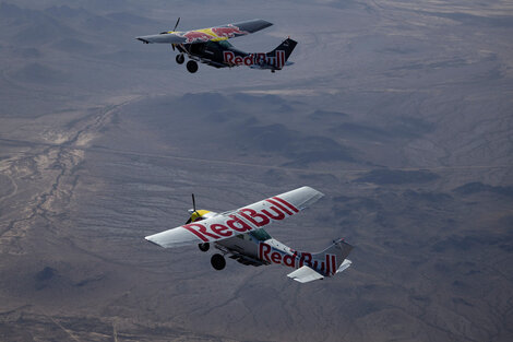 Los aviones que realizaron la prueba en Estados Unidos