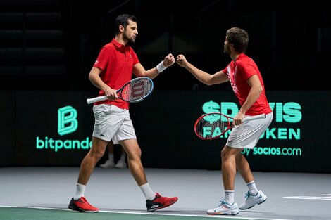 Nikola Mektic y Mate Pavic, la dupla doblista de Croacia. Son 6º y 3º del mundo respectivamente